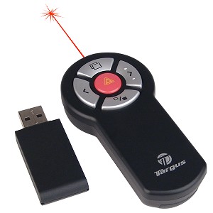 Targus AMP03US Wireless Presenter 2.4 GHz with Laser Pointer Plug and Play USB Receiver Brand New