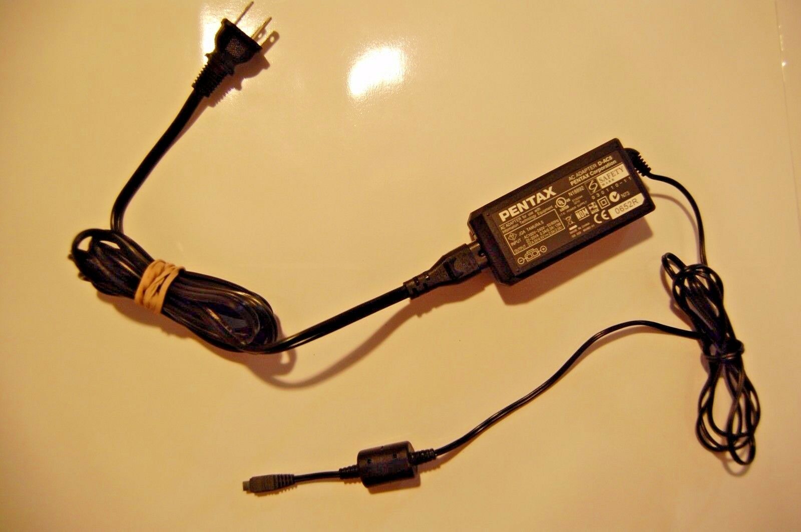 Pentax K-AC8U 39145 AC Adapter Power Supply Cord Cable Charger Genuine Original