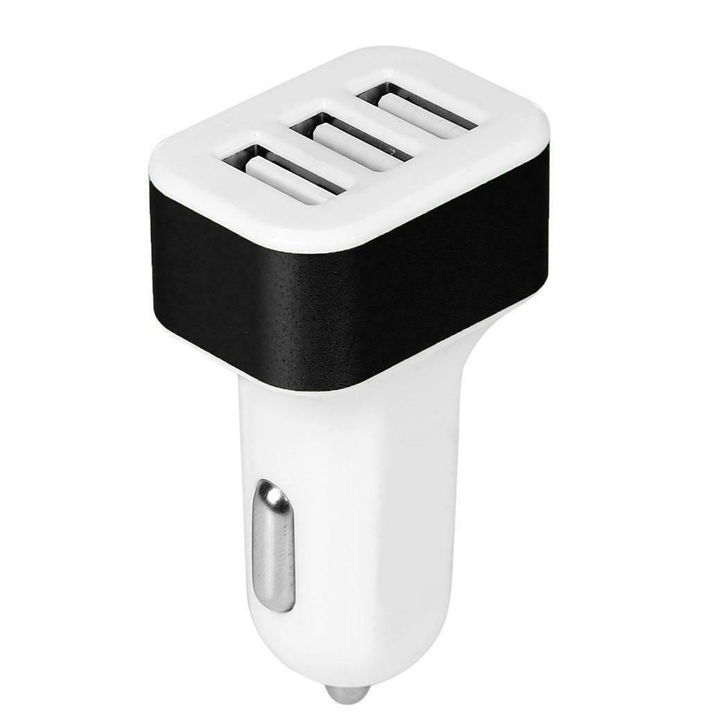 iPhone6 6 Car Auto 3-USB DC Adapter Power Supply Cord Cable Charger Automobile Apple iPhone Samsung Note4 S5 HTC LG