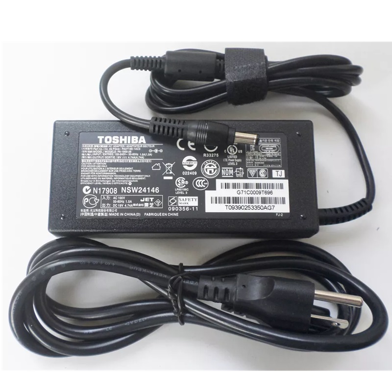 Toshiba PSLC8U-045028 AC Adapter Power Cord Supply Charger Cable Wire Satellite Genuine Original